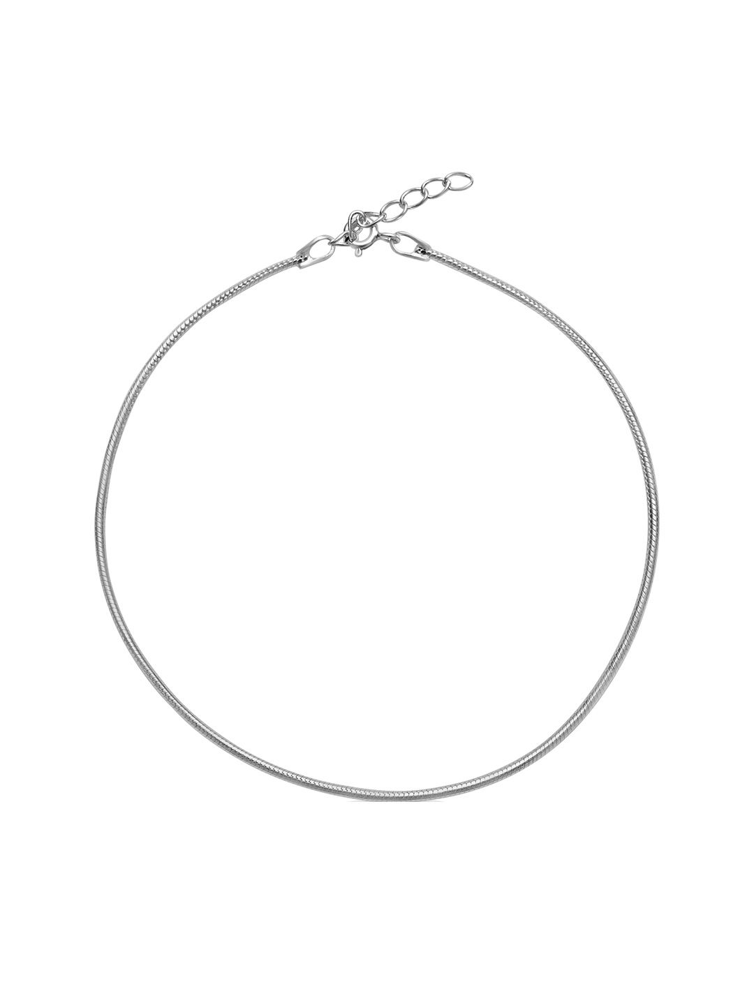 925 SILLER 925 Pure Silver Link Anklet-picture-29