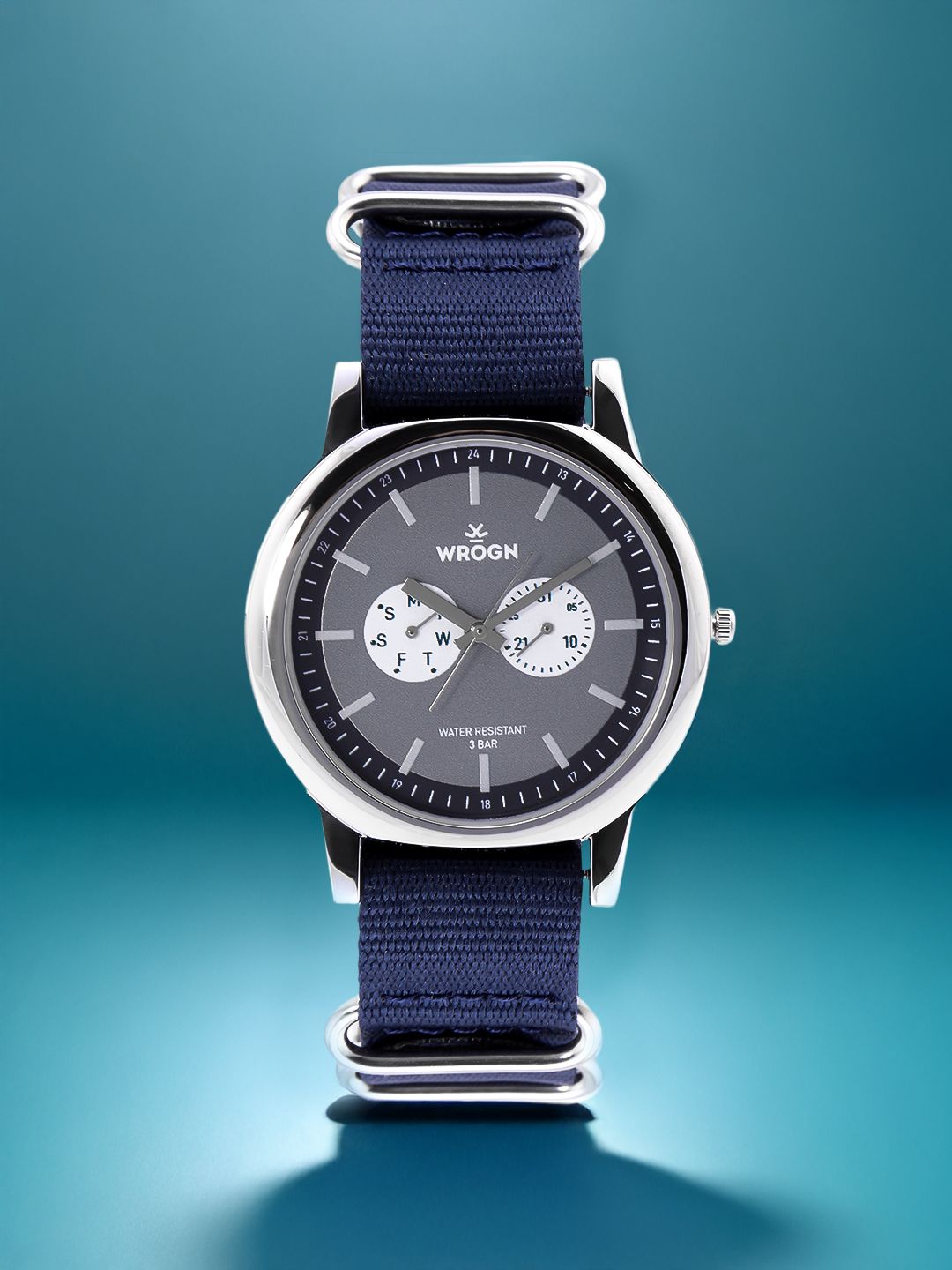 WROGN Men Brass Dial & Straps Analogue Multi Function Watch-picture-23