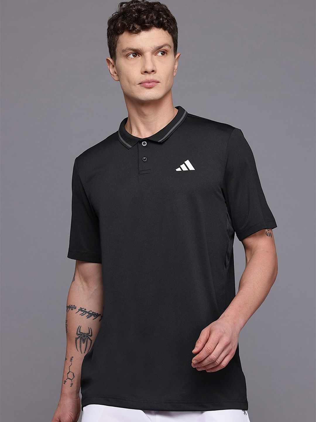 ADIDAS Men Polo Collar Clus Tennis Climacool Pique T-shirt-picture-15