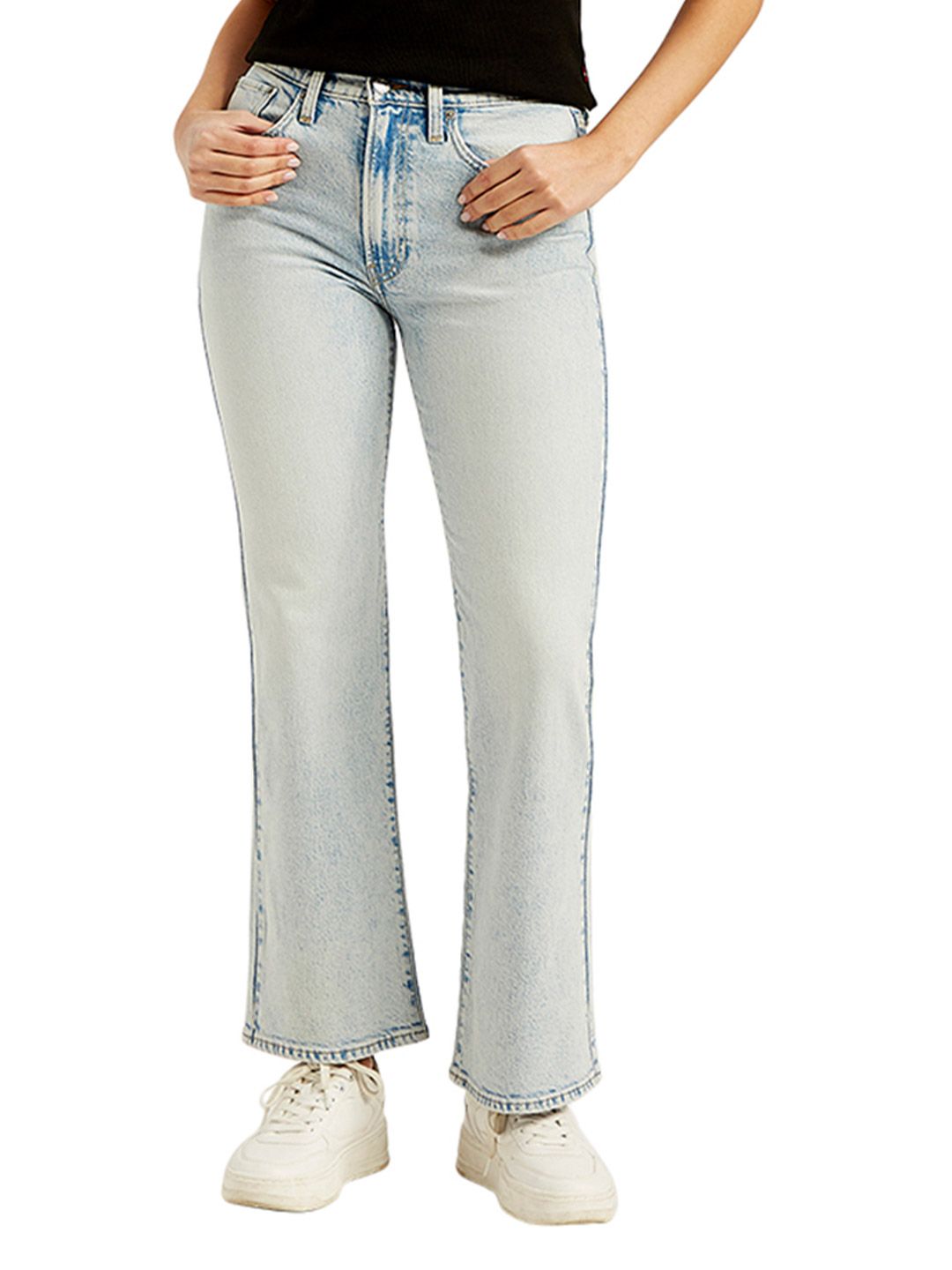 Levis Women Classic Regular Fit Mid-Rise Heavy Fade Stretchable Jeans-picture-39