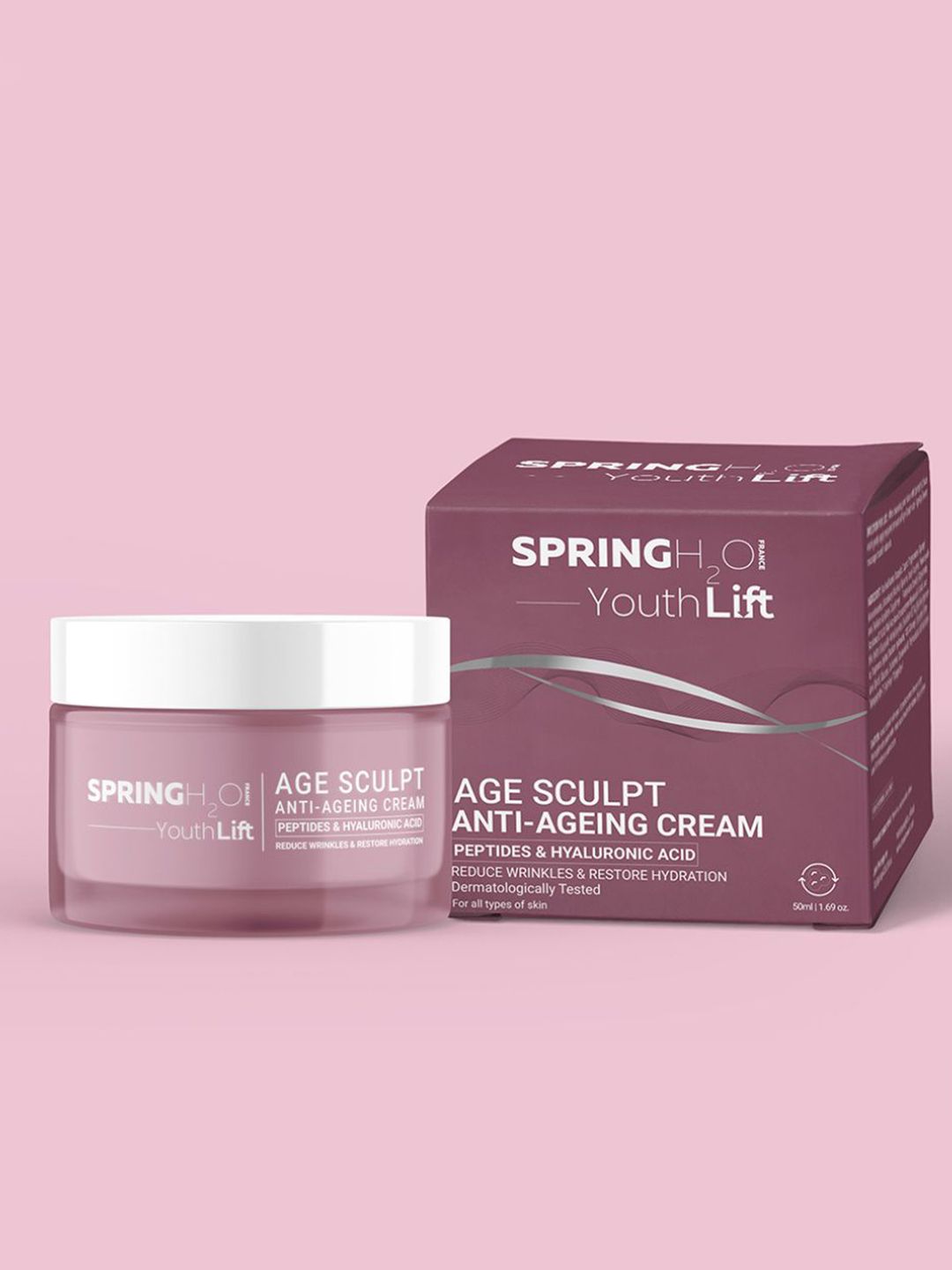 Spring H2O Youth Lift Age Sculpt Anti-Ageing Cream Reduce Wrinkles & Hydration 50ml-image-36