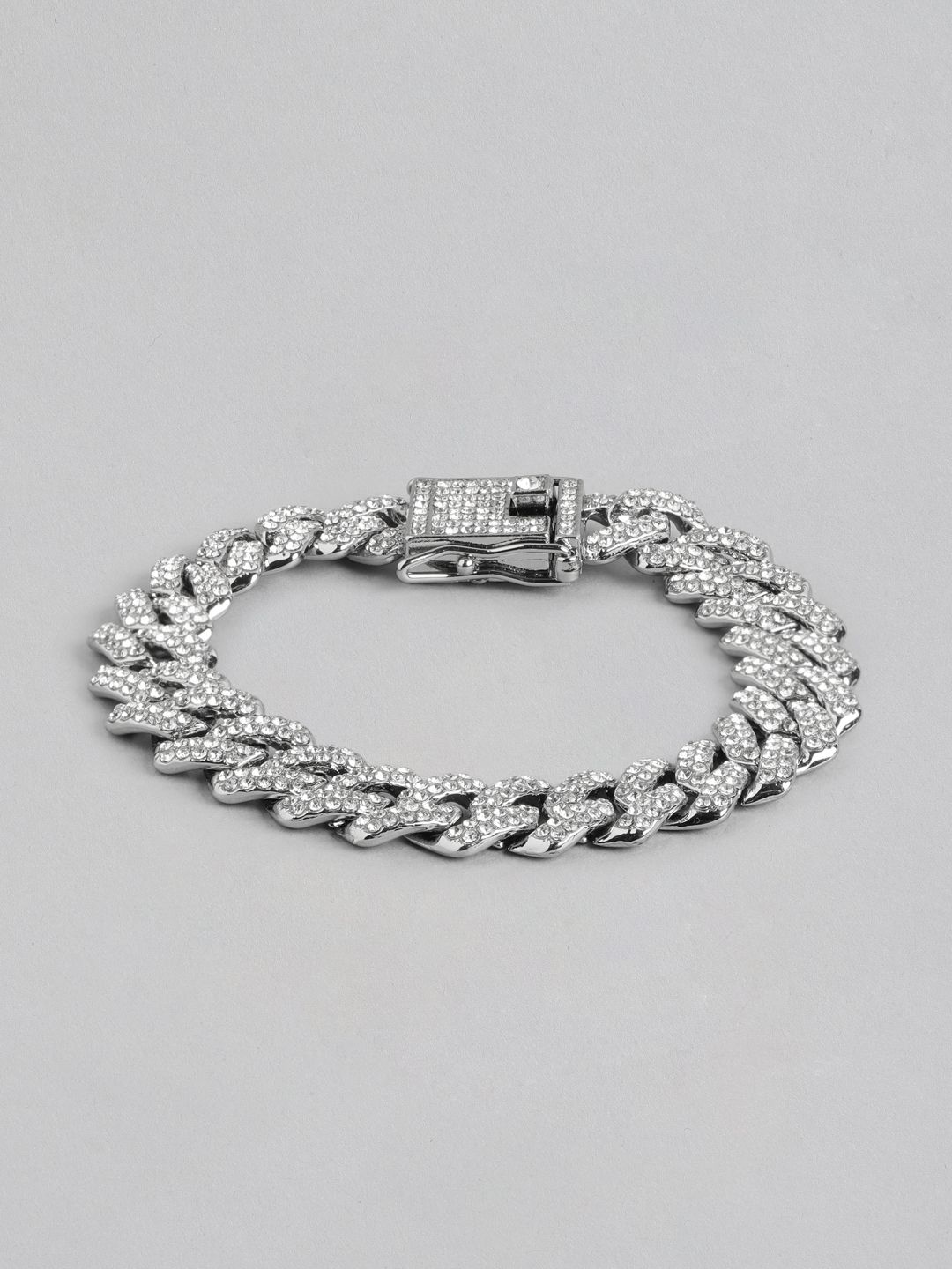 PARIS HAMILTON Unisex Silver-Plated Link Bracelet-picture-3