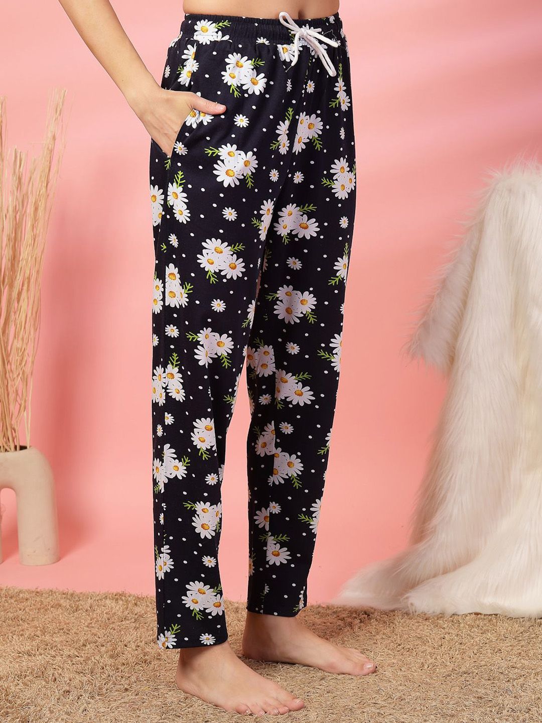 ETC Printed Pure Cotton High-Rise Lounge Pant-picture-15