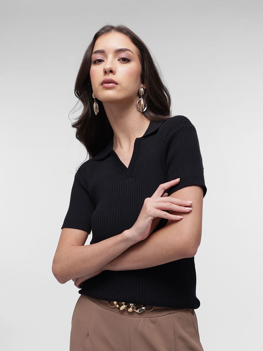 French Connection Women Casual Ribbed Top-picture-19