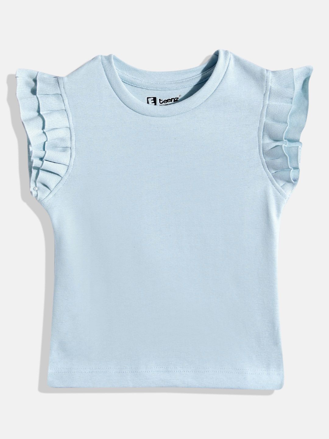Eteenz Kids Girls Flutter Sleeve Top-picture-13