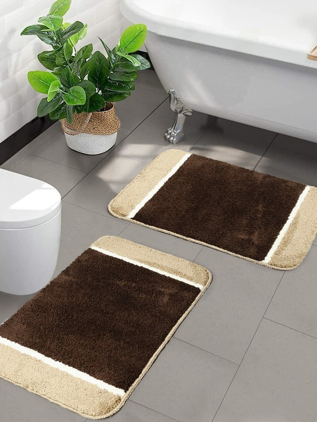GBL COLLECTION Beige Cotton Water Resistant Floor Mat-picture-29