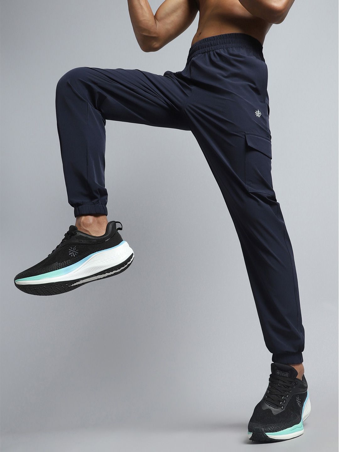 CULT Men Navy Active Day out Cargo Joggers-picture-46