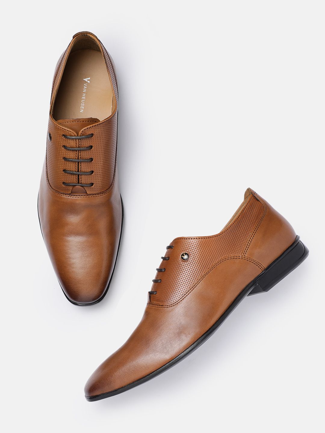 Van Heusen Men Leather Formal Oxfords-picture-41