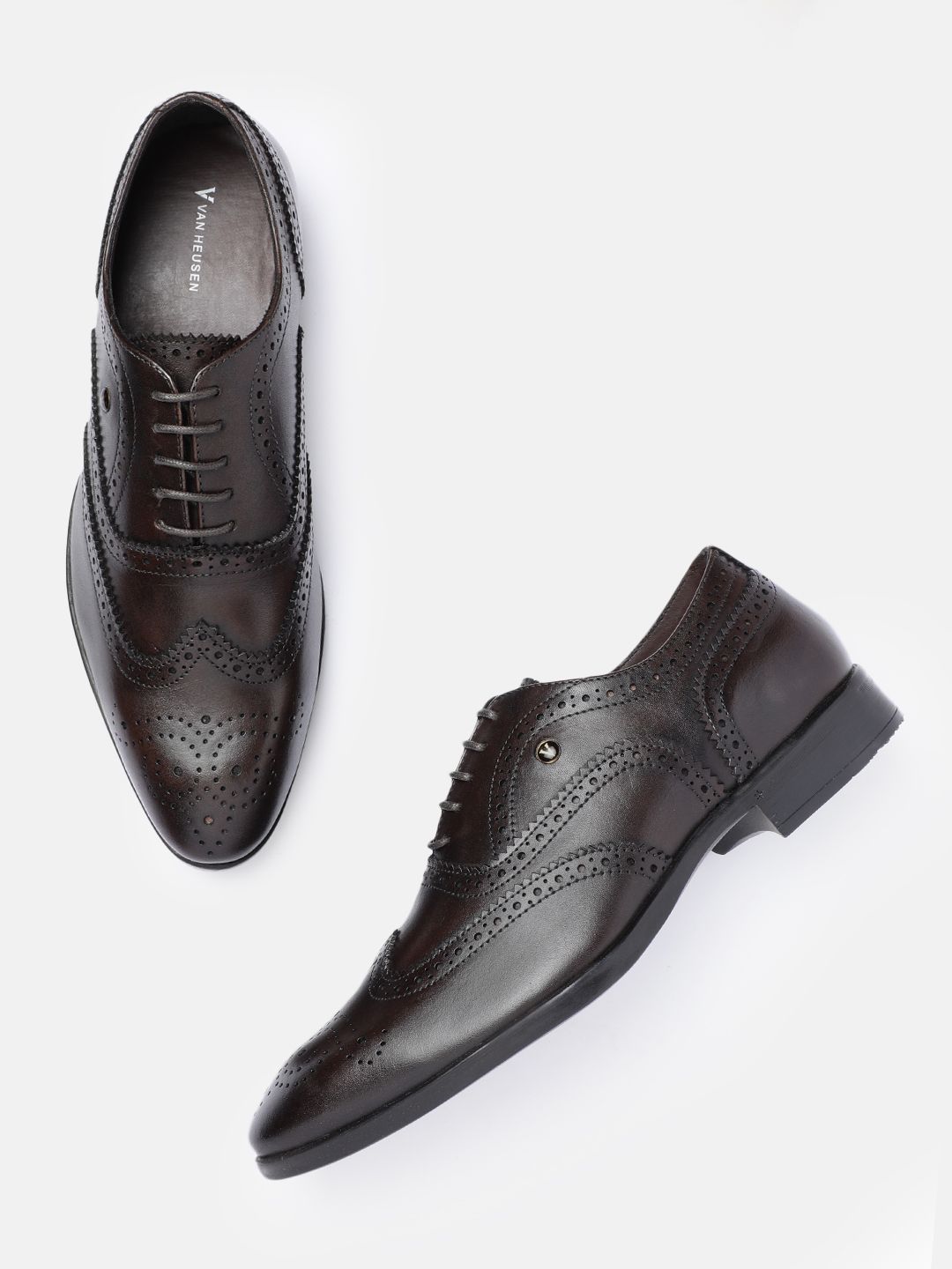 Van Heusen Men Perforated Formal Brogues-image-32