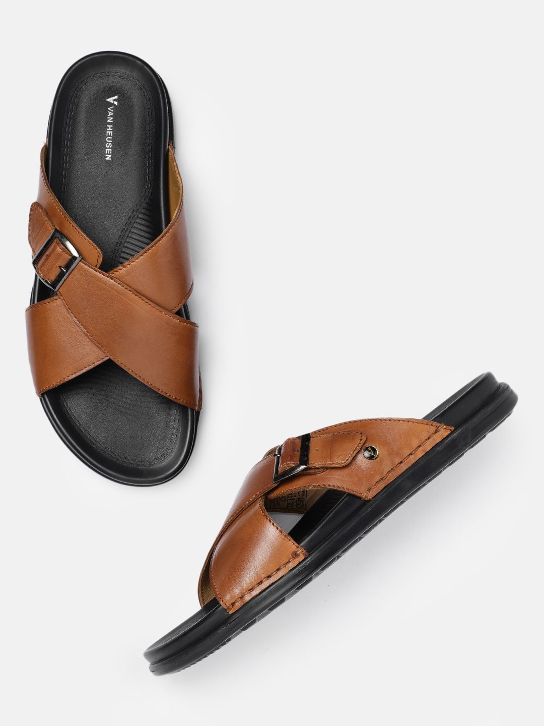 Van Heusen Men Comfort Sandals With Buckle Detail-picture-35