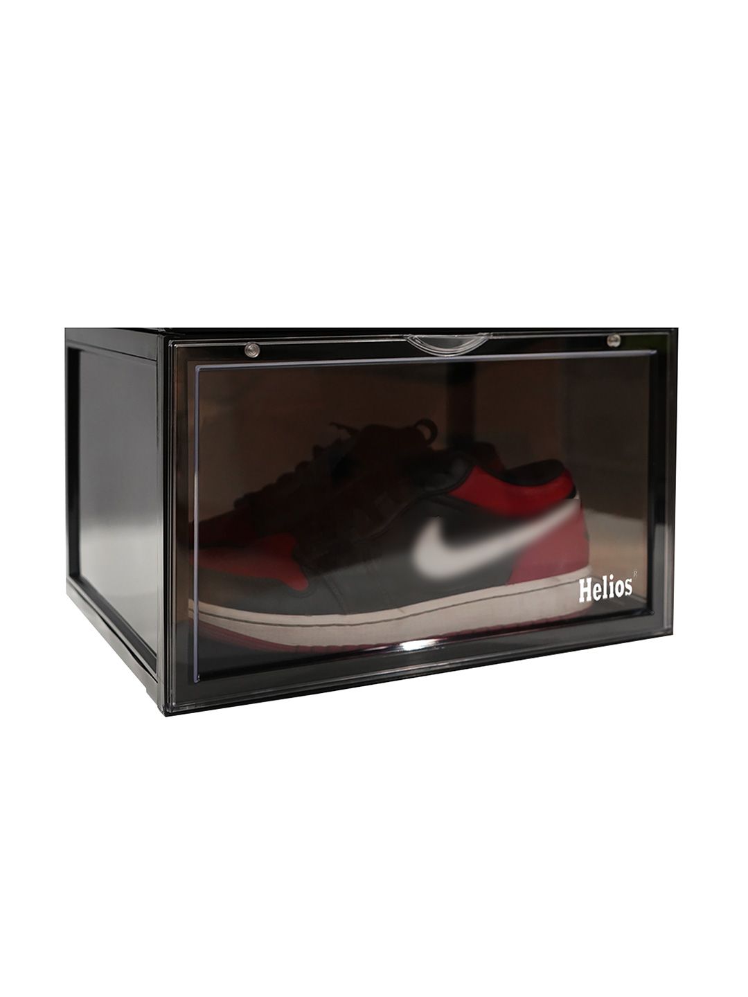 Helios Black Drop Storage Box Shoe Organiser-image-2