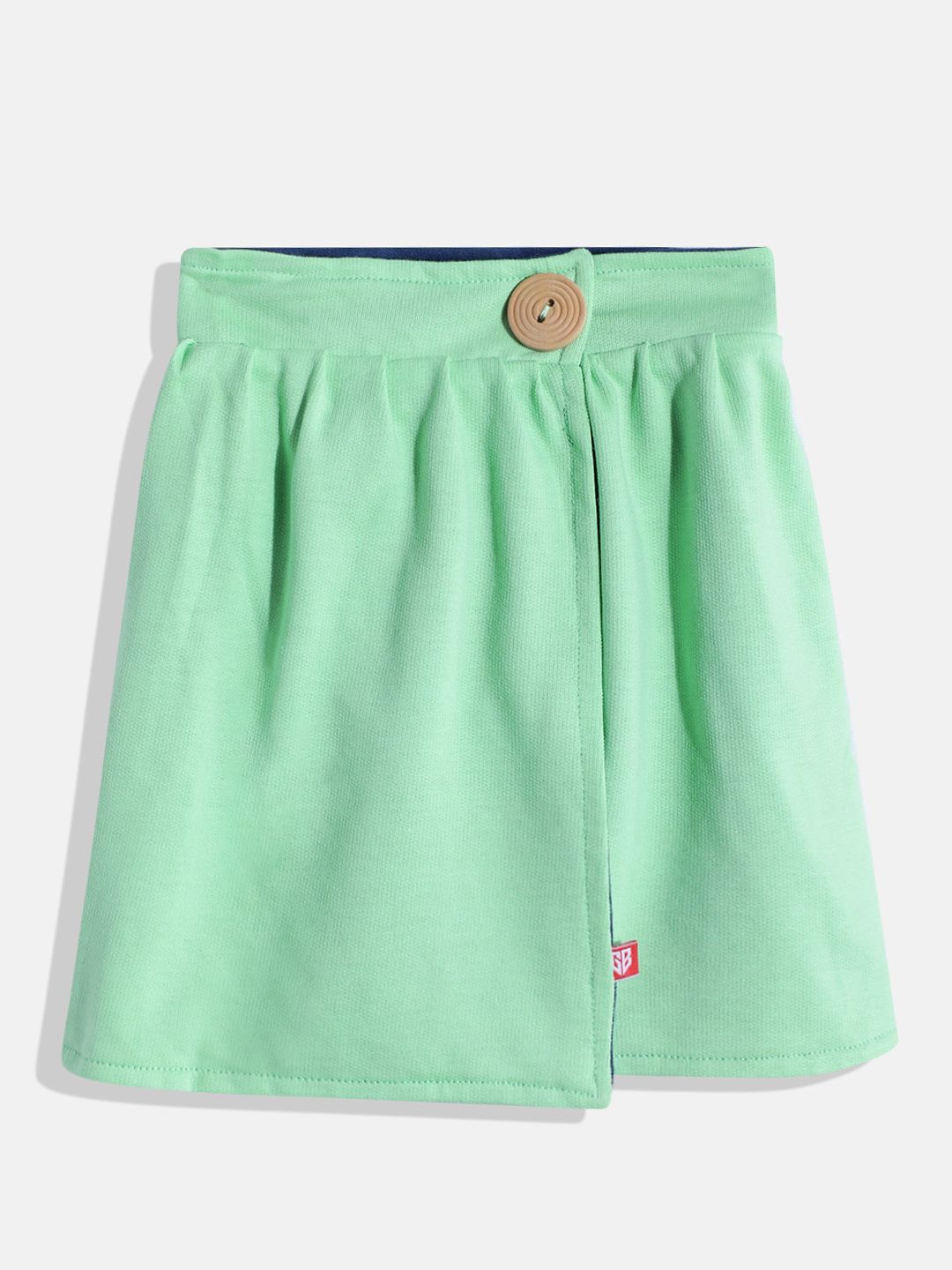 Here&Now X Game Begins Girls Above Knee Wrap-style Skirt-image-27