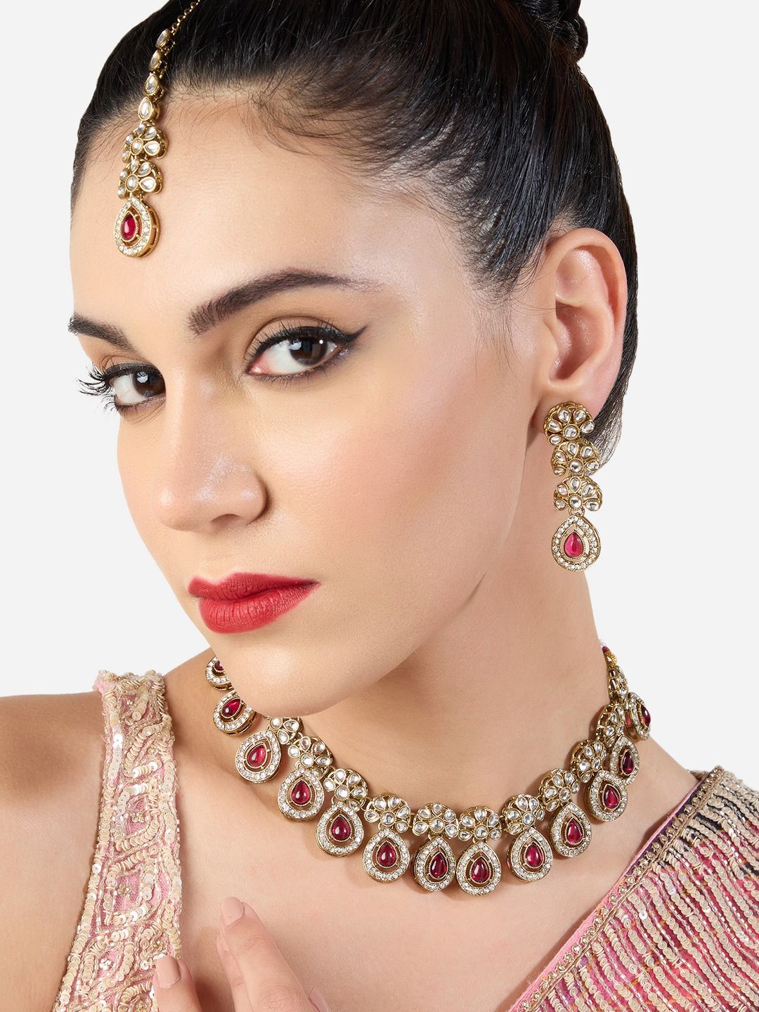 Stone Gold-plated Gold Jewel Set