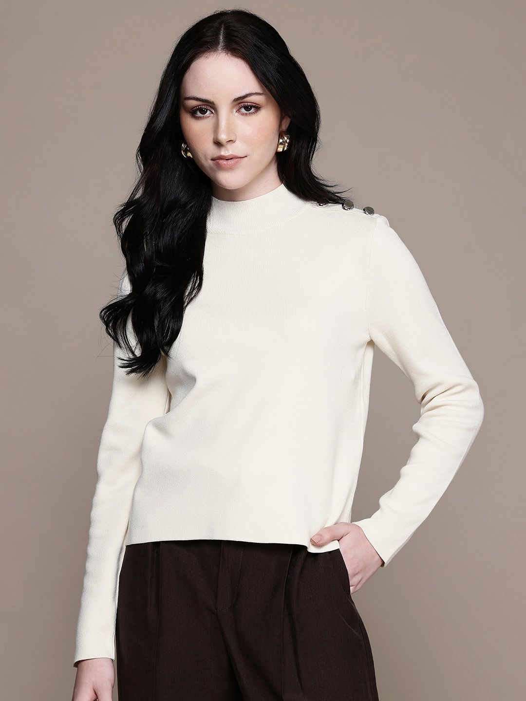 MANGO V-Neck Knitted Cardigan-picture-23