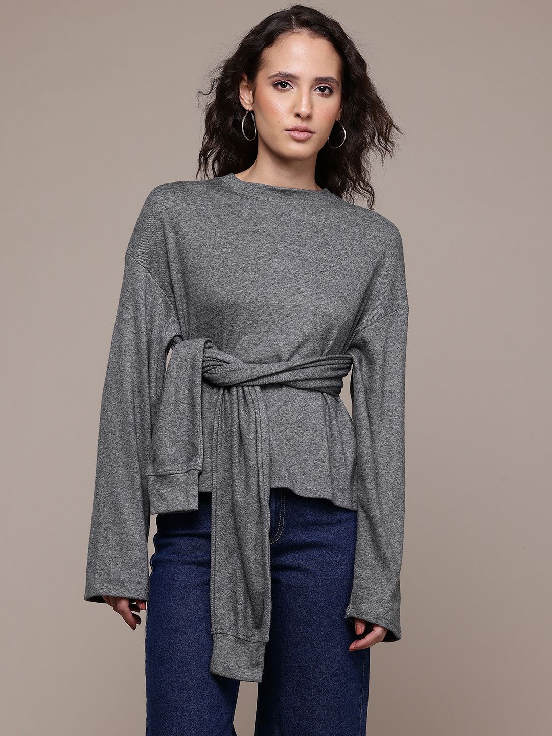 MANGO Decorative Sleeves Sweatshirt-picture-37