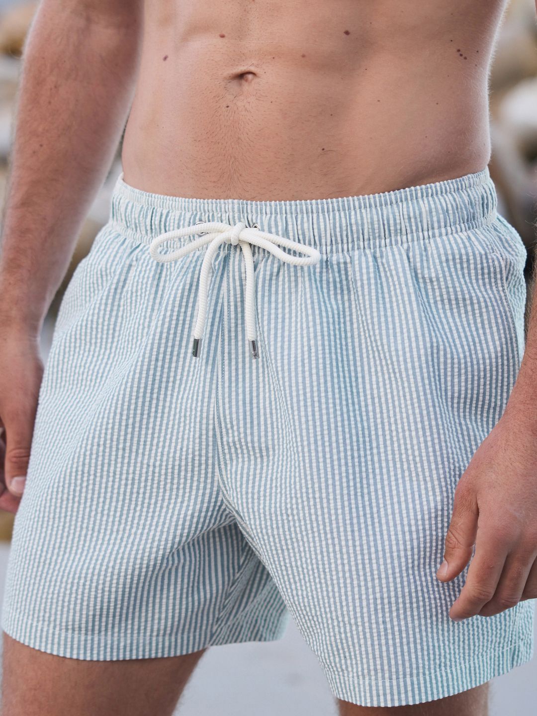 NEXT Men Striped Seersucker Swim Bottoms-picture-28
