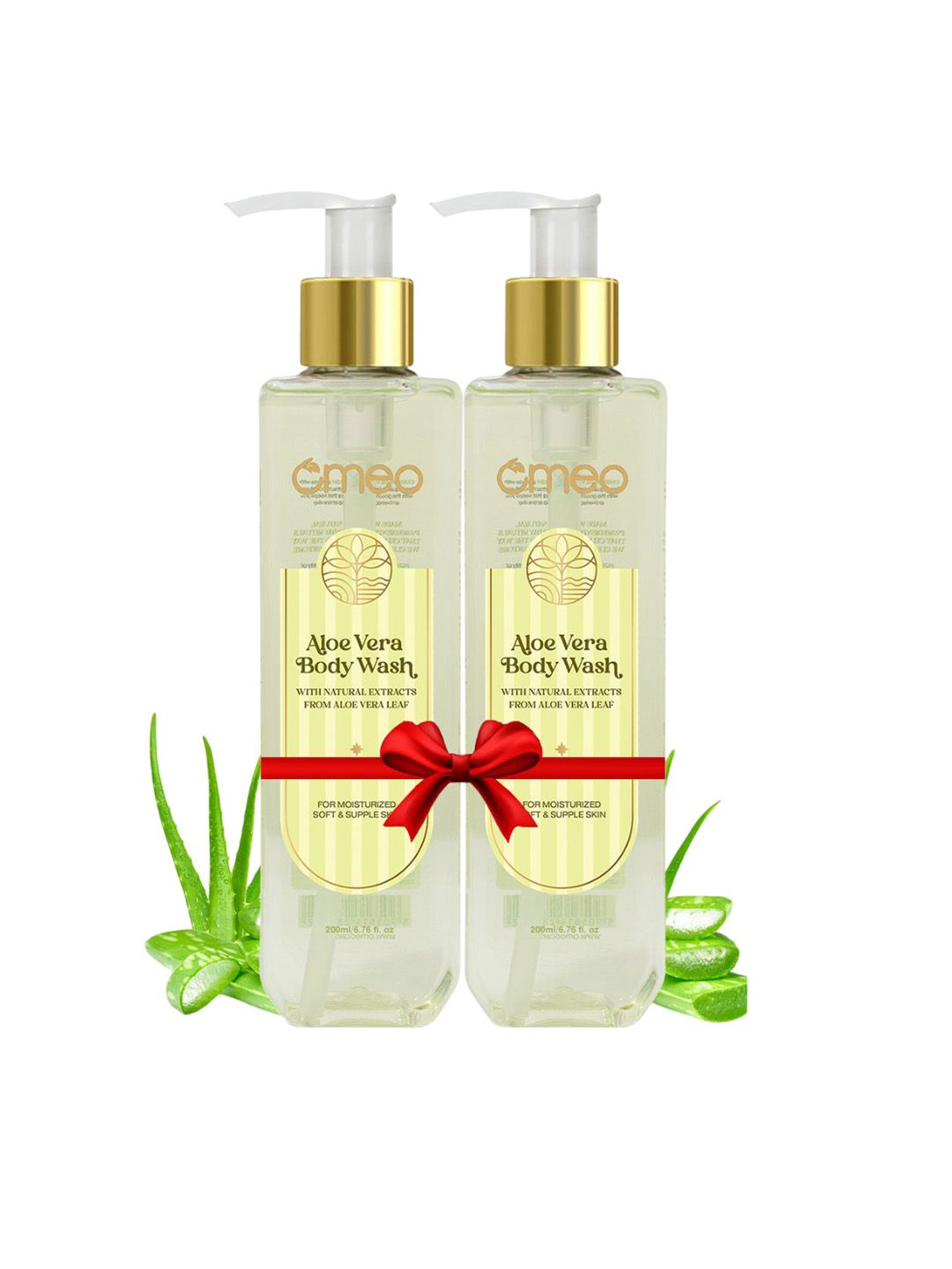 Omeo Set Of 2 Aloe Vera Body Wash With Natural Extracts - 200 ml Each-image-31