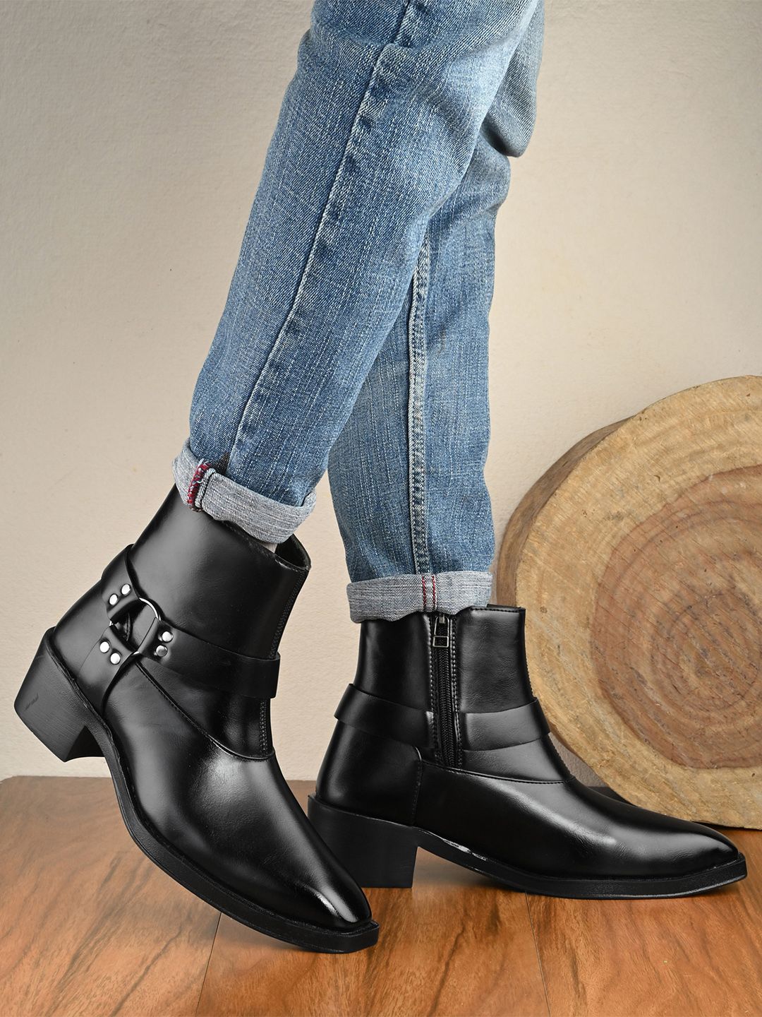The Roadster Lifestyle Co Men Casual Block-Heeled Boots-picture-25
