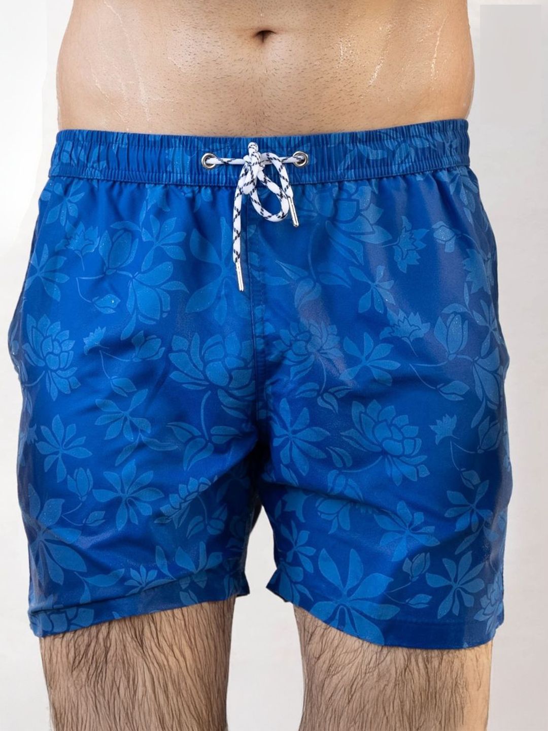 Shortscape Men Floral Water Reactive Swim Shorts-picture-23