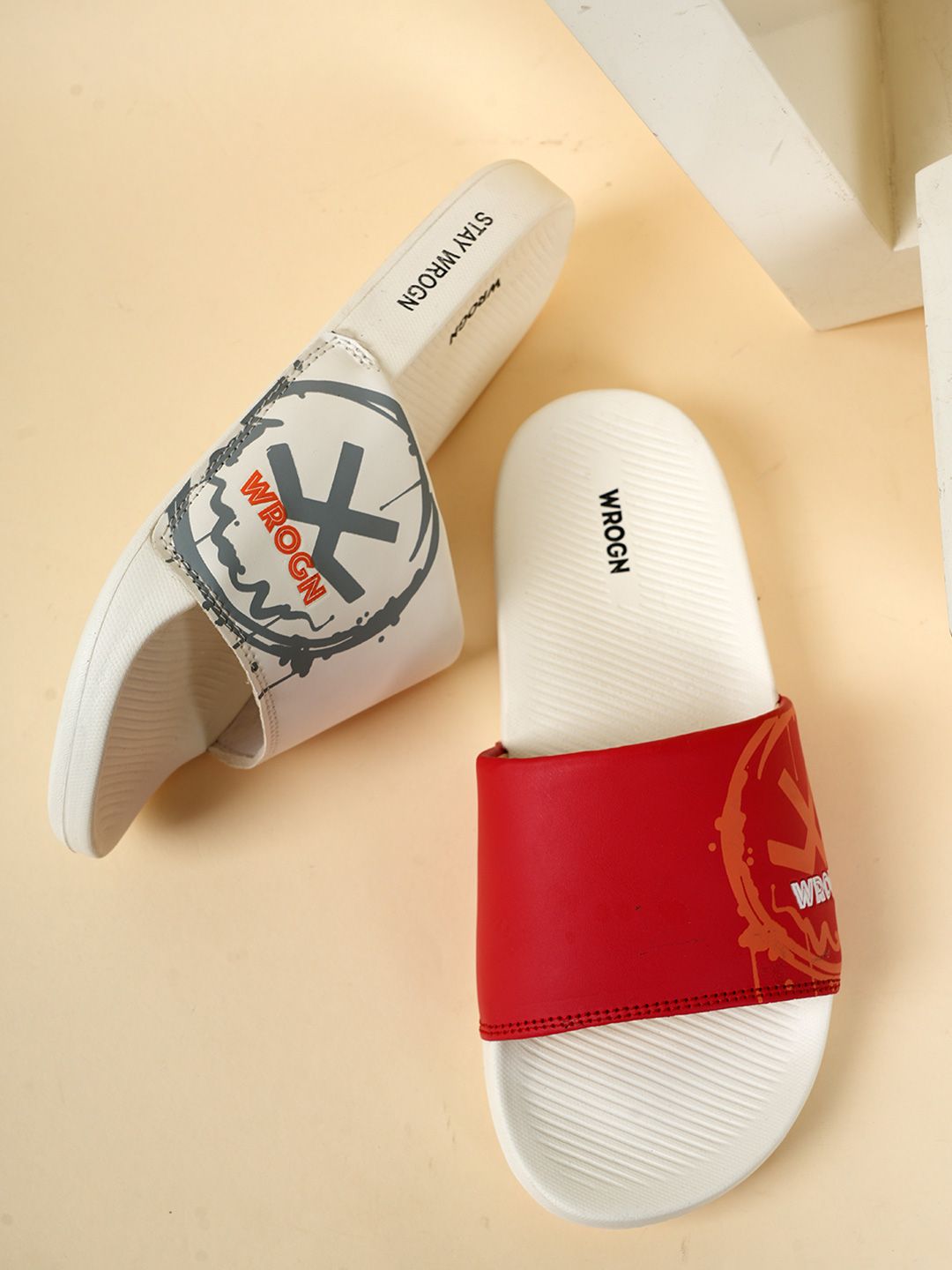 WROGN Men Printed Sliders