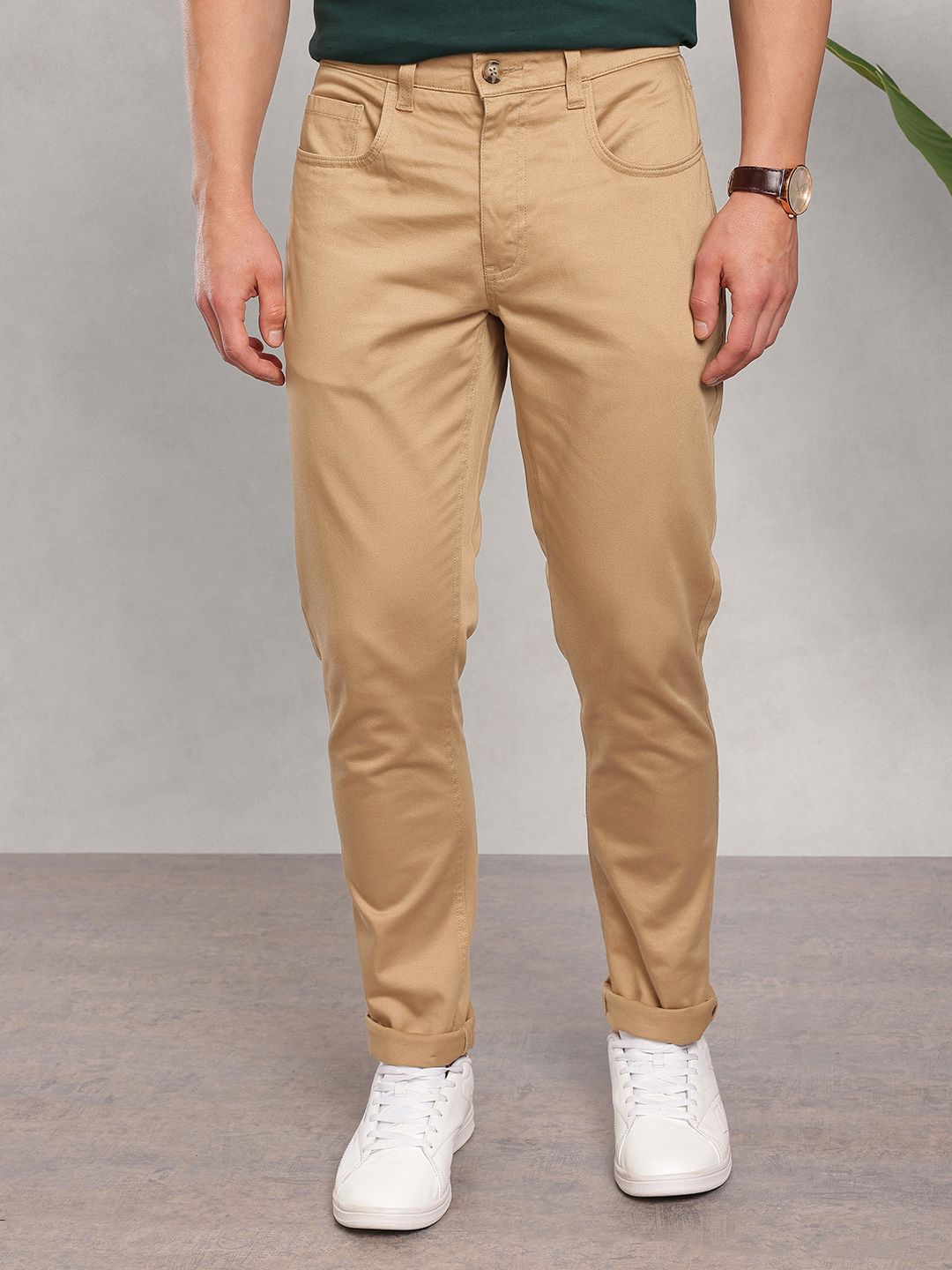 Nautica Men Smart Slim Fit Easy Wash Chinos Trousers-picture-19