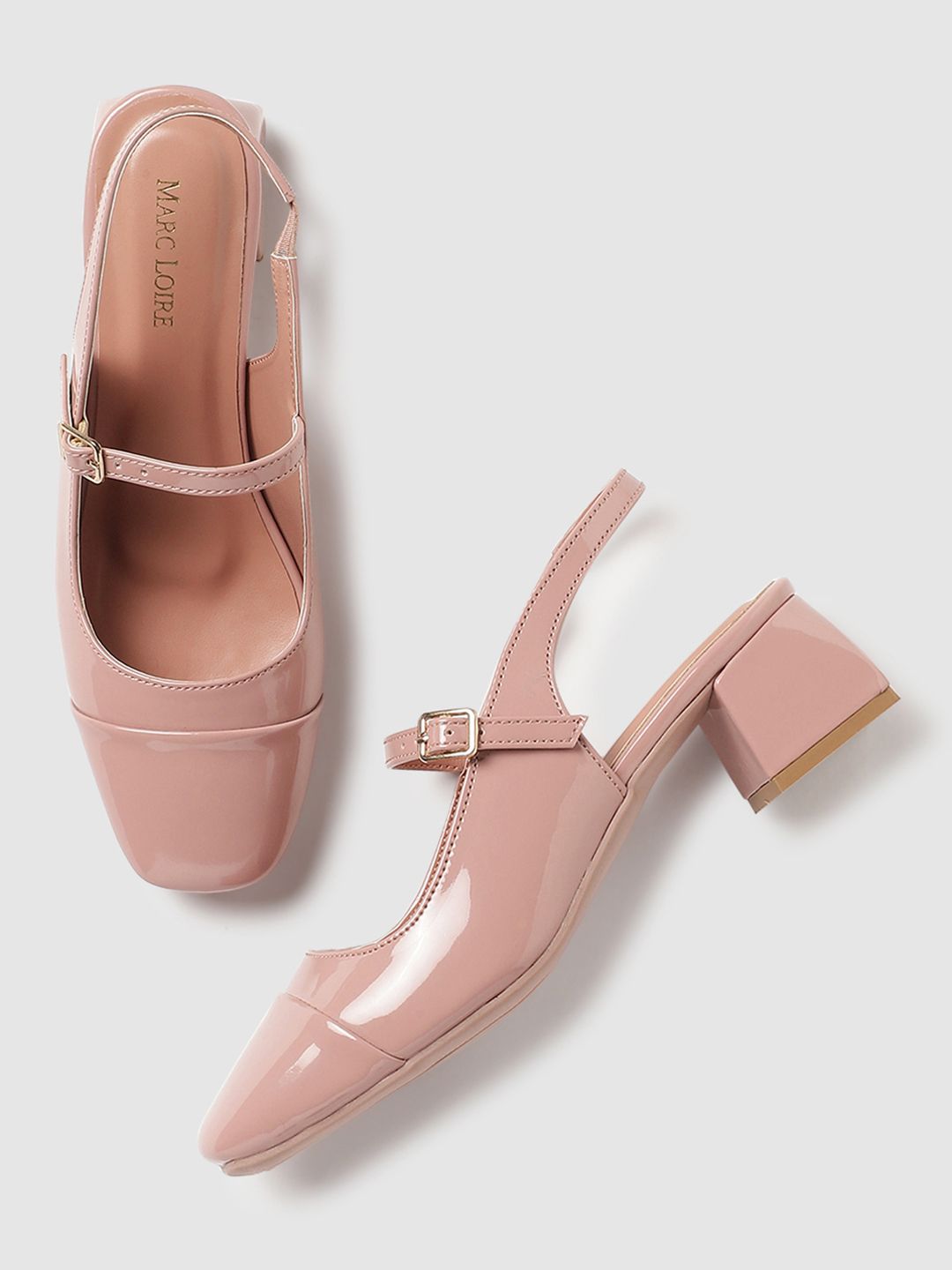 Marc Loire Women PU Block Mules-picture-21