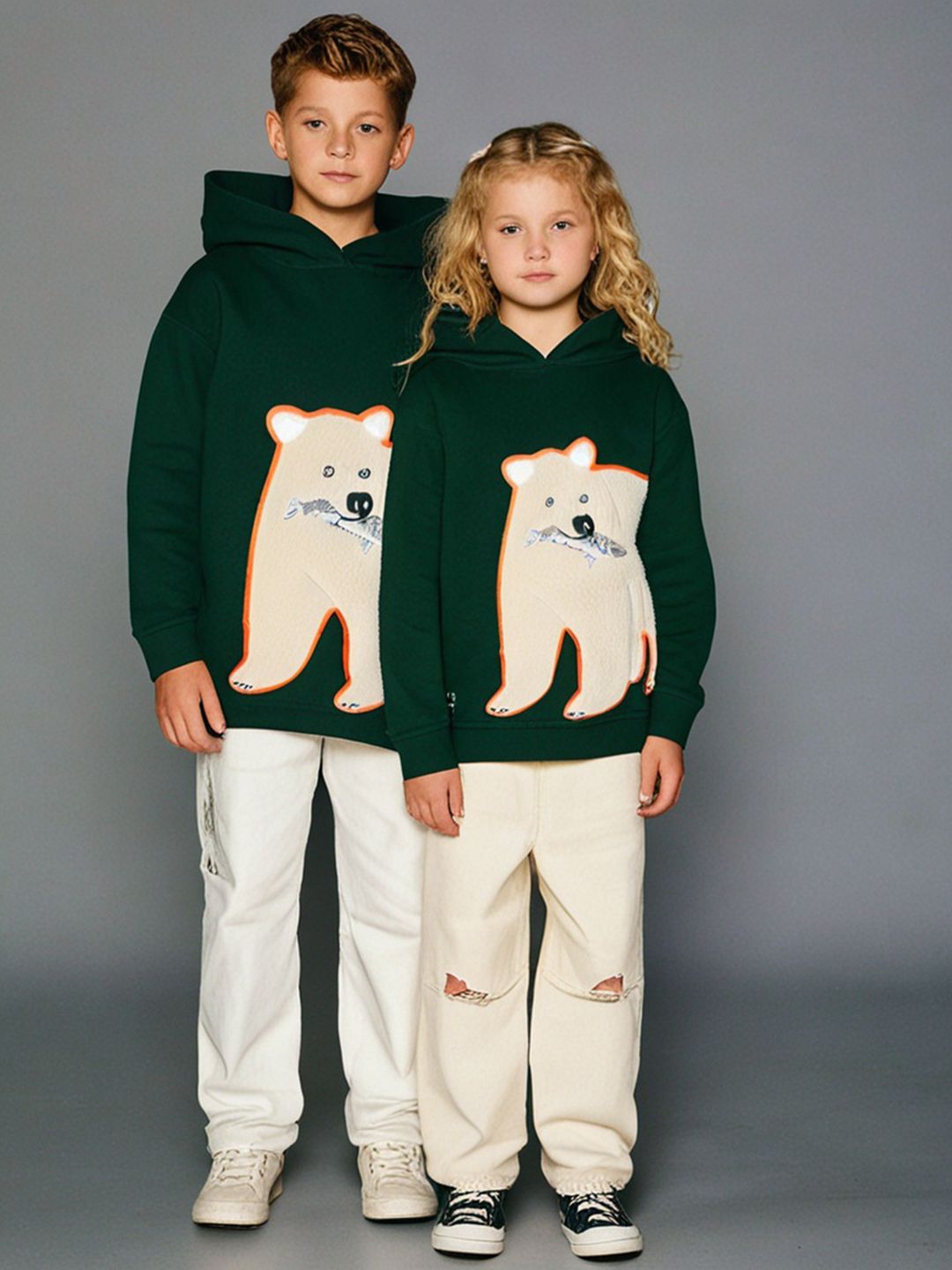 Cherry Crumble Kids Unisex Graphic Printed Hooded Sweatshirt-picture-21