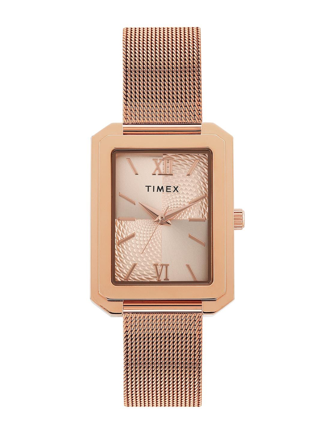 Timex Women Dial & Stainless Steel Bracelet Style Straps Analogue Watch TWEL233SMU02-picture-40