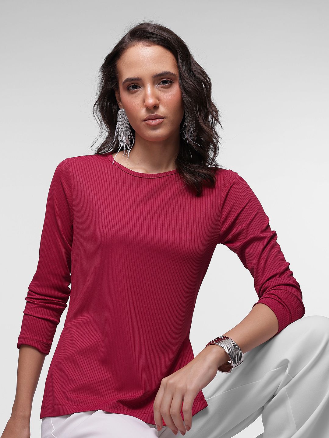 French Connection Ribbed Top-picture-10