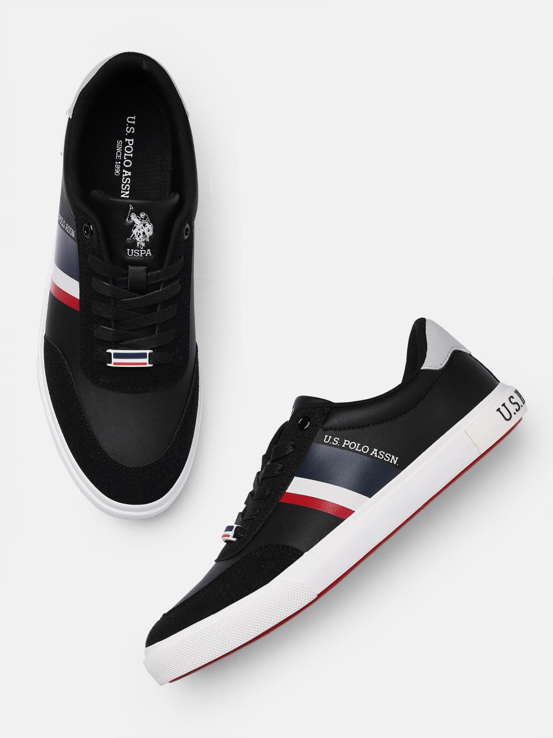 U.S. Polo Assn. Men Striped Sneakers