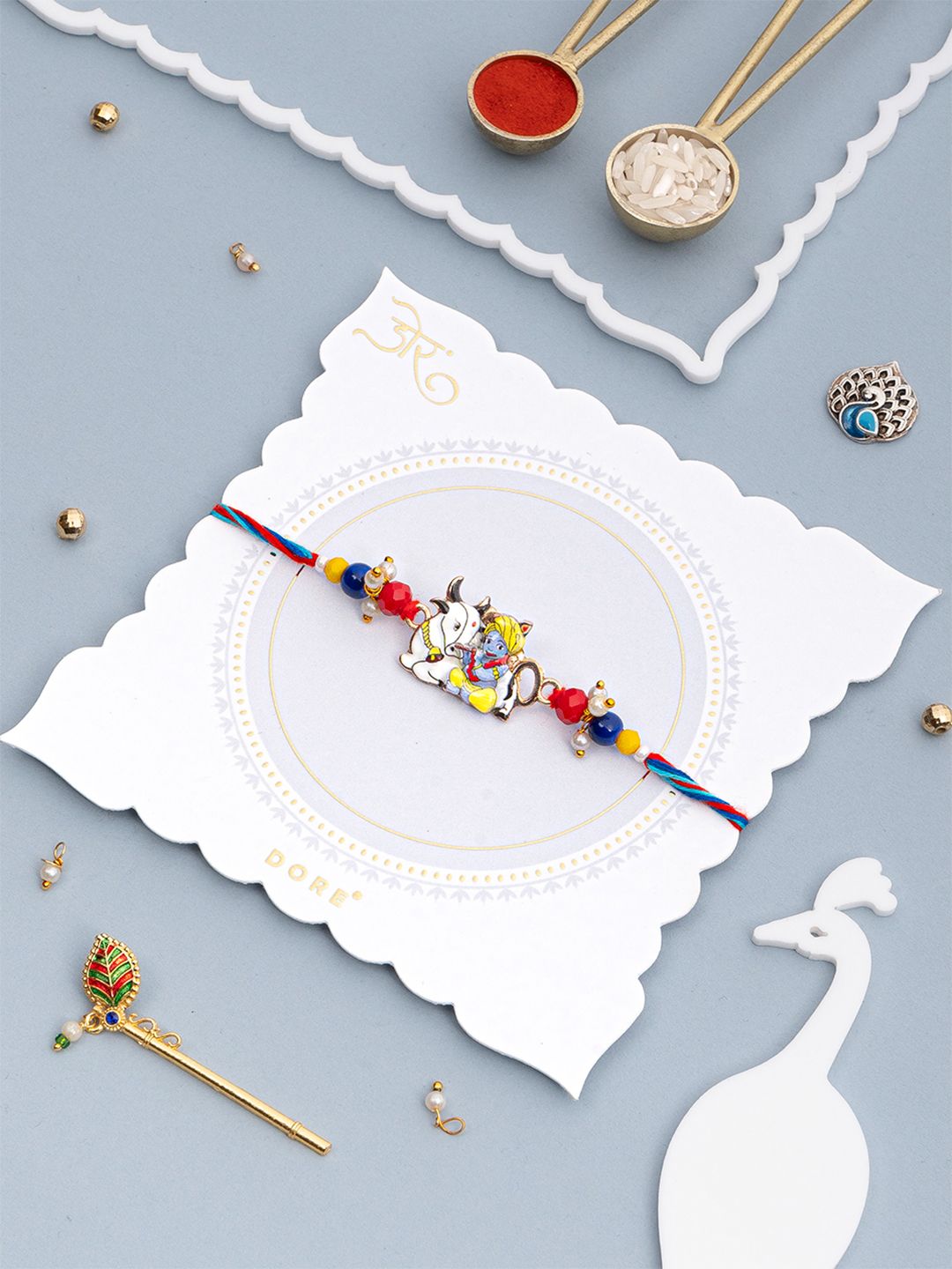 Dore Nand Gopal Thread Rakhi-picture-22