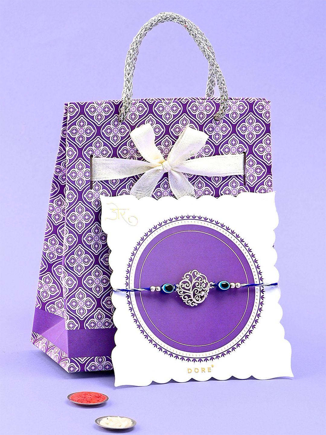 Dore Rakhi Bliss : Rakshabandhan Peacock Thread Rakhi-picture-29