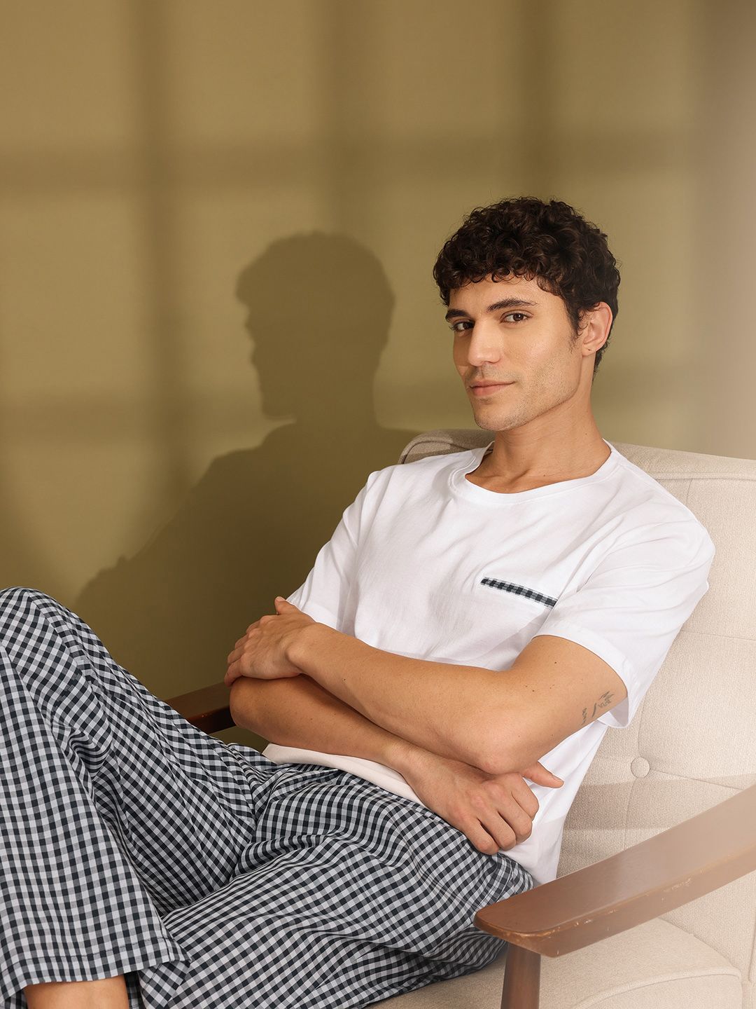 ETC Men Pure Cotton Night Suit-picture-34