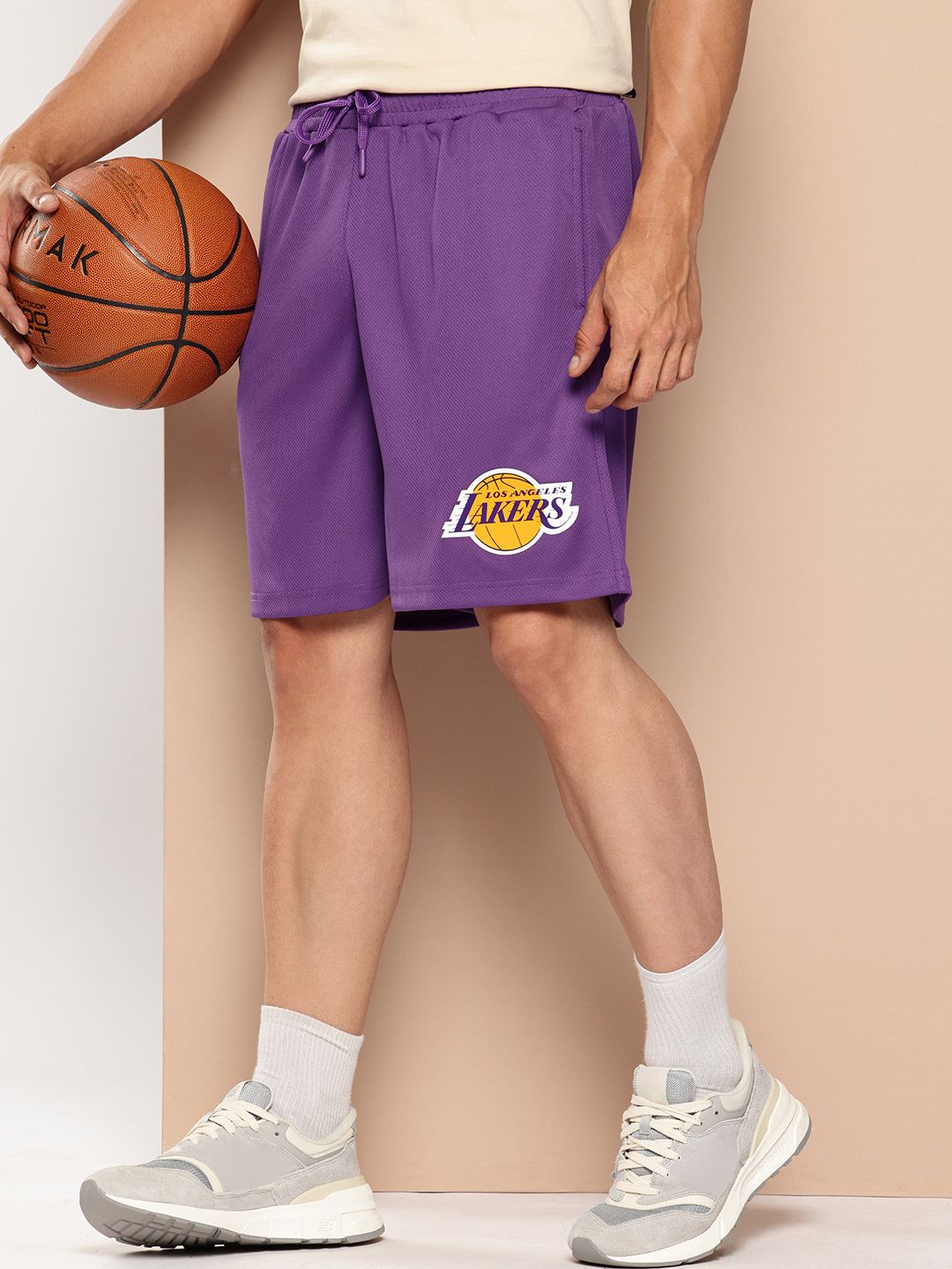 NBA Men Printed Los Angeles Lakers Sports Shorts-picture-55