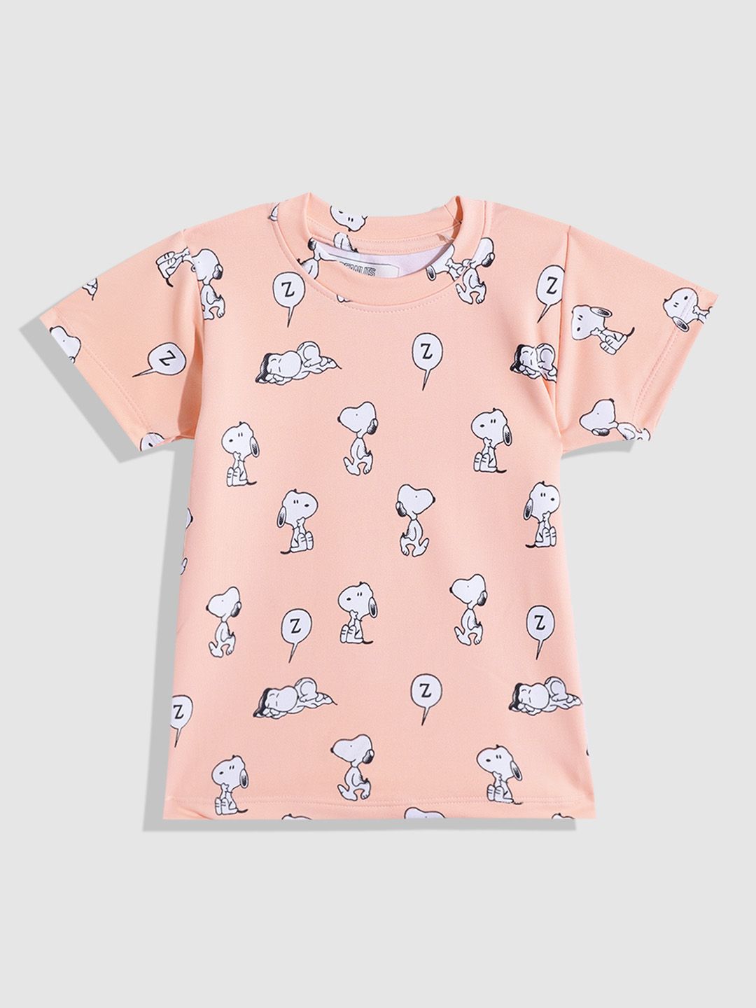 YK X Minute Mirth Kids Girls Snoopy Printed T-Shirt-picture-32