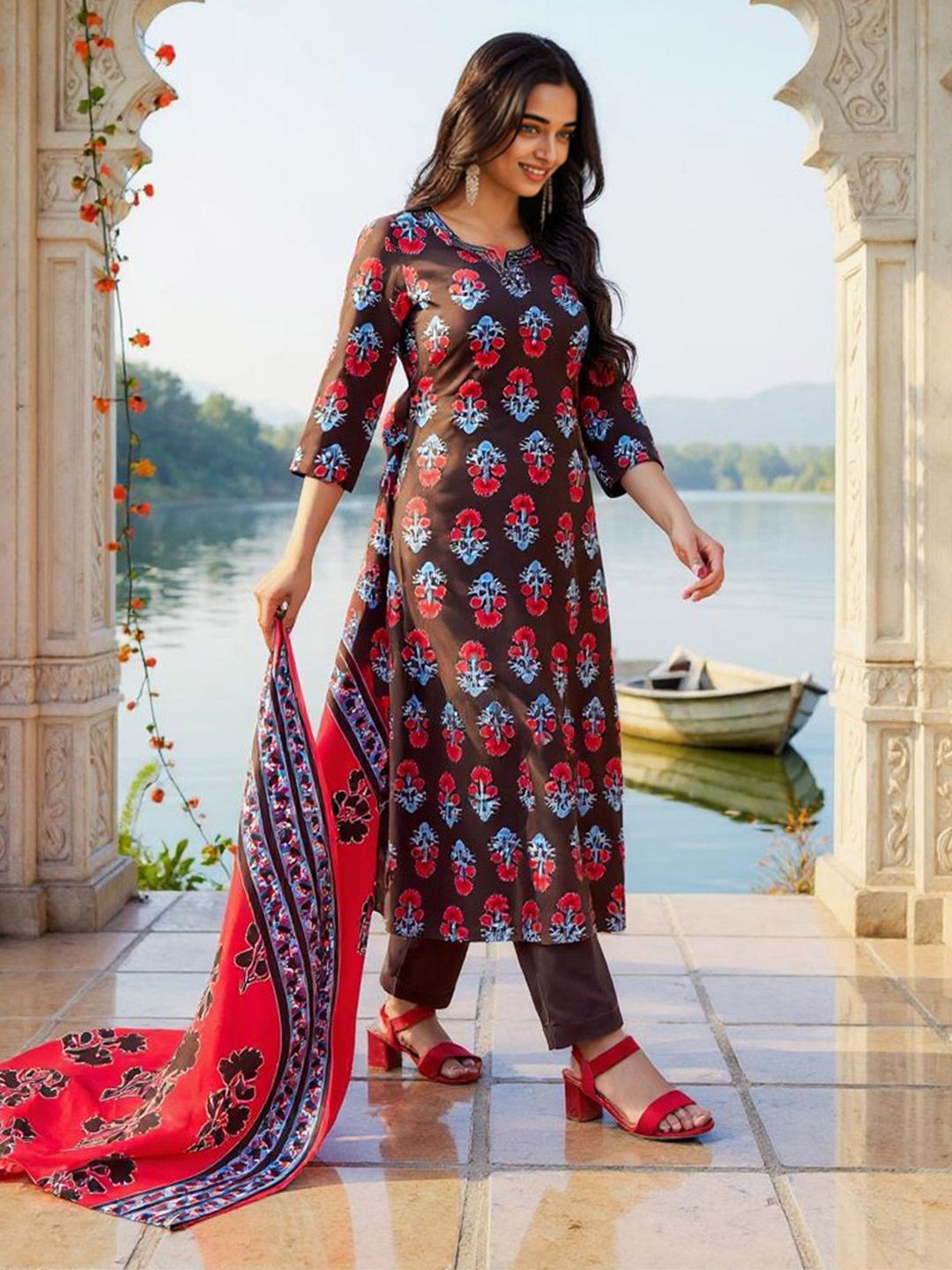 SZN Women Ethnic Motifs Printed Kurta Sets