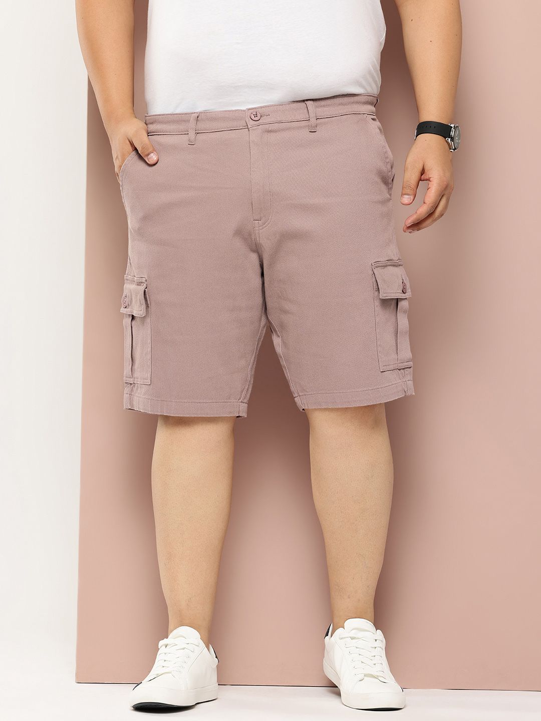 Thomas Scott Men Plus Size Cargo Shorts-picture-37