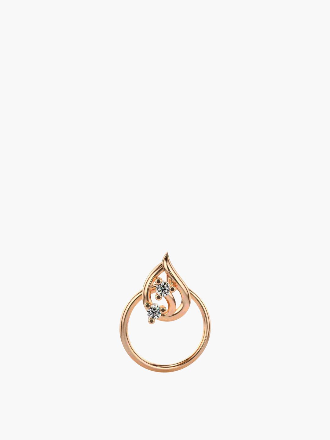 VALANOVA Women Sterling Silver Diamond Nosepin-picture-29
