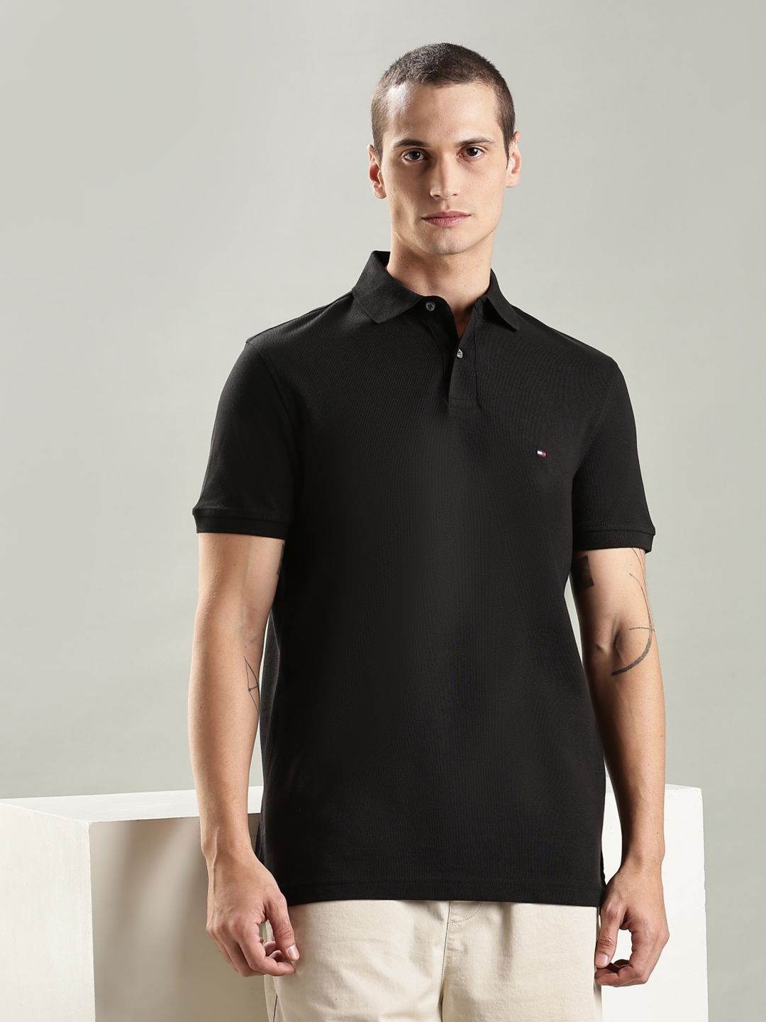 Tommy Hilfiger Polo Collar Short Sleeves T-shirt-image-0