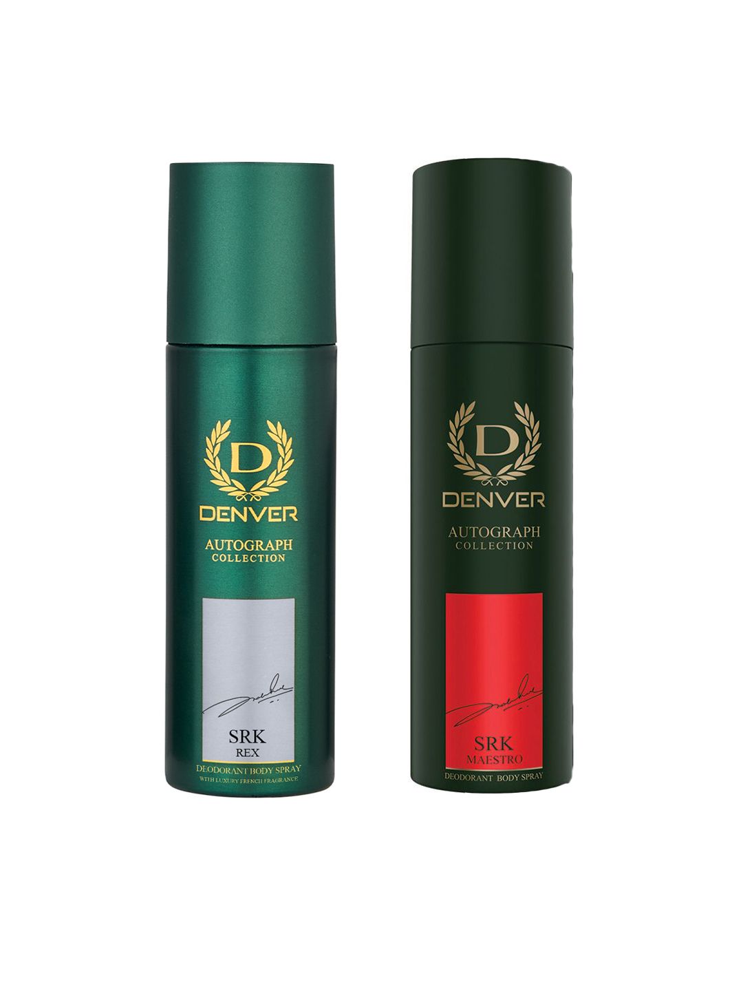 Denver Men Set Of 2 SRK Rex & Maestro Autograph Long Lasting Deodorants- 140 ml Each-picture-53