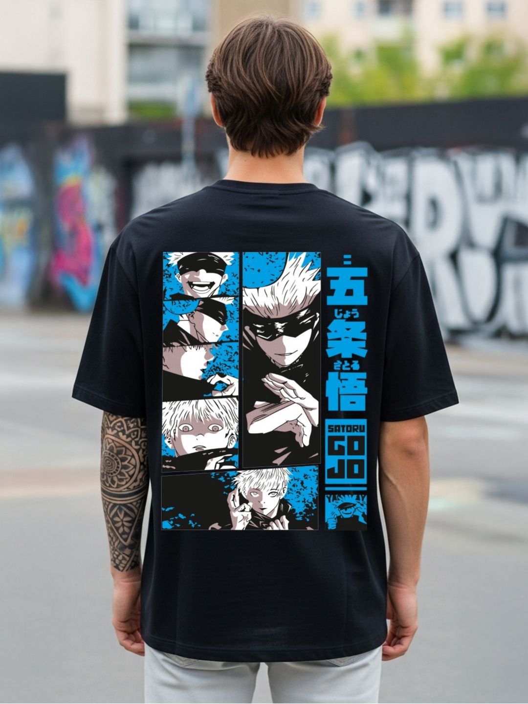 BENNY BROOKS Graphic Printed Oversized Cotton T-shirt-picture-10