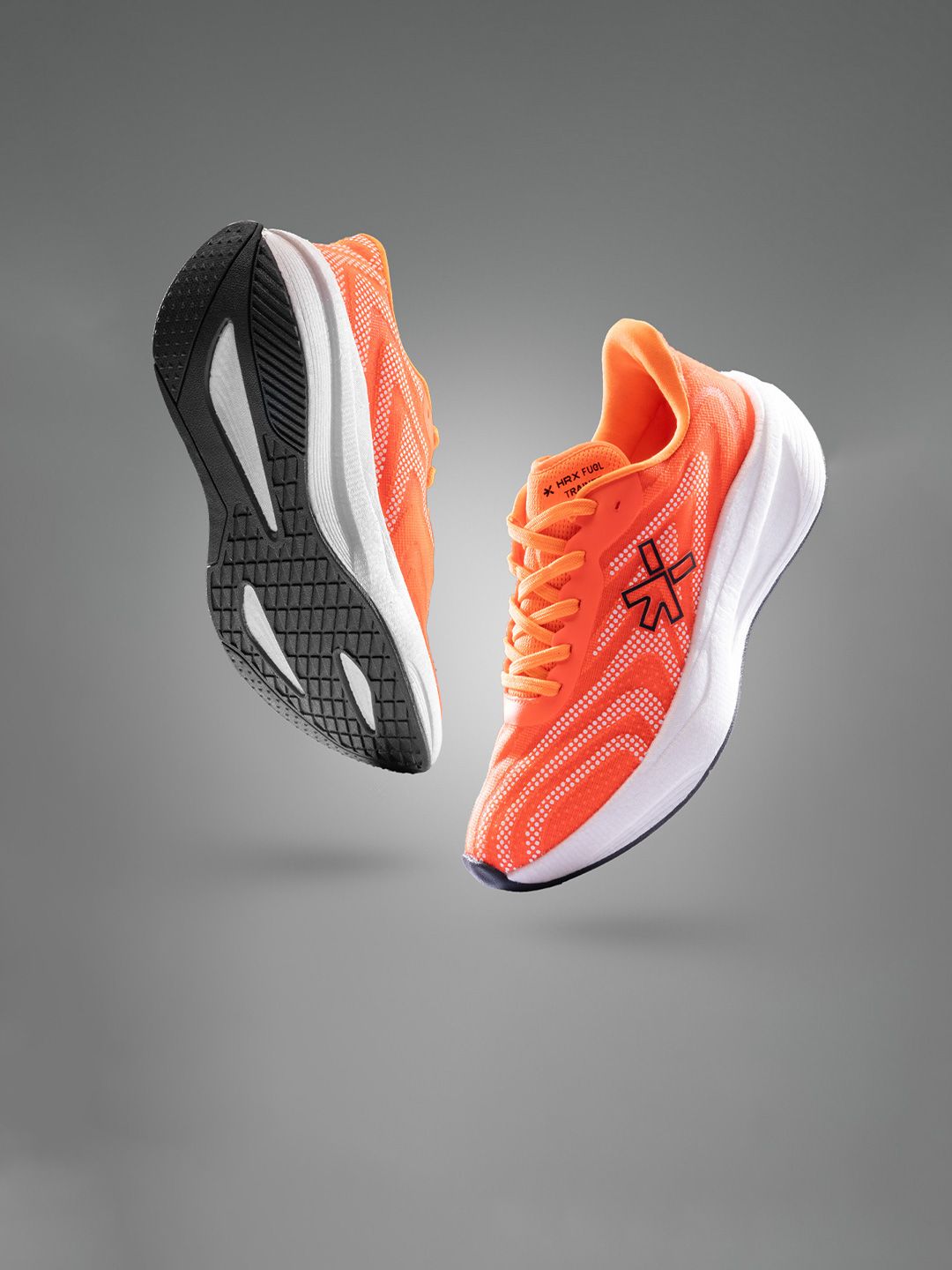 HRX by Hrithik Roshan Men Mesh Textured Lace-Up Running Shoes