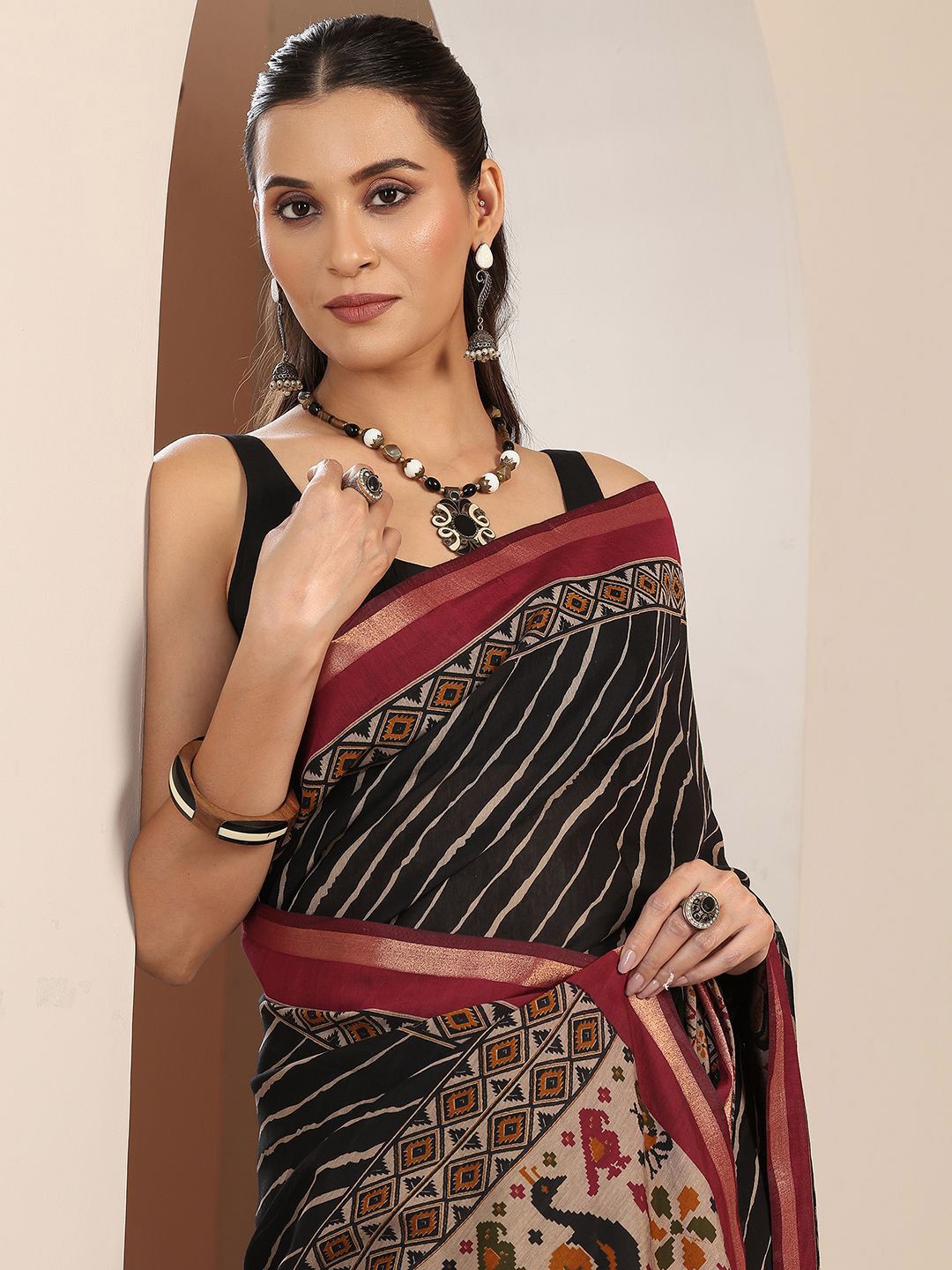 Libas Leheriya Zari Saree-picture-23