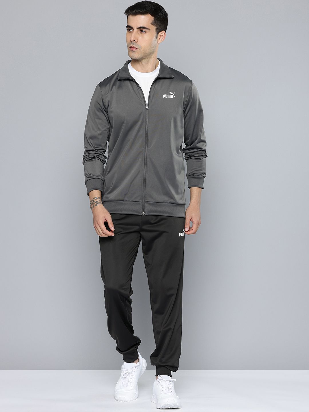 Puma Men Mock Collar Tracksuits-picture-18