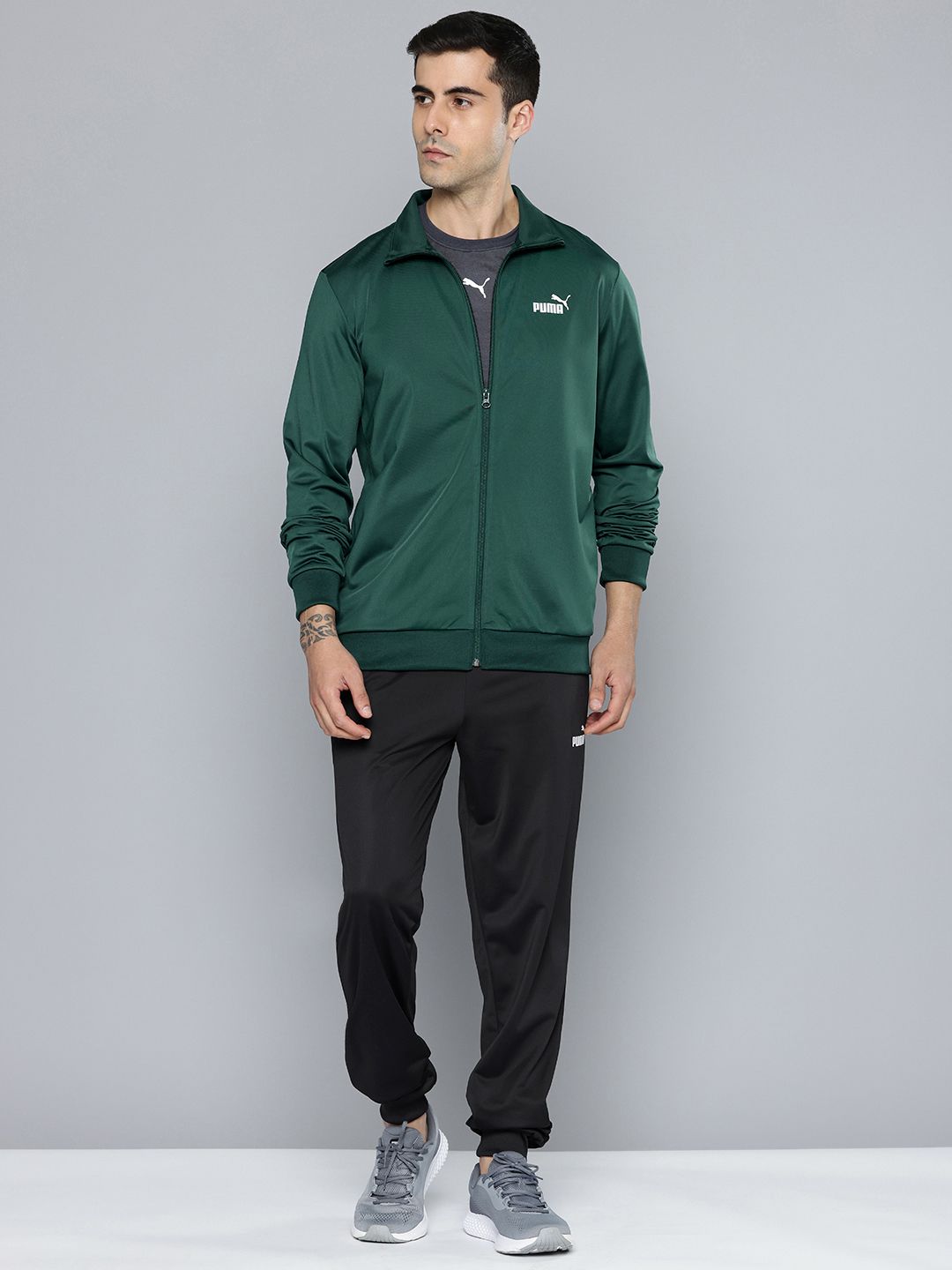 Puma Mock Collar Jogger Tracksuits-image-36