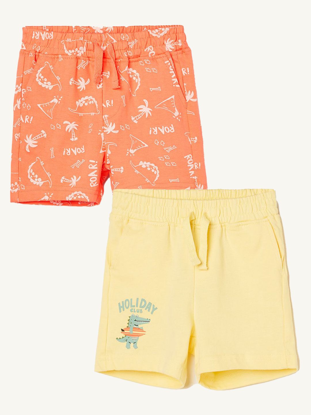 Juniors by Lifestyle Boys Pack of 2 Cotton Mid-Rise Printed Shorts-picture-42