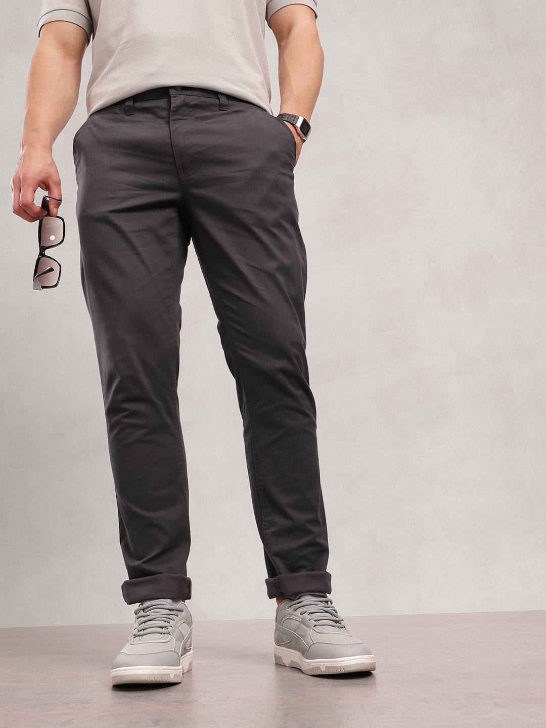 Nautica Men Regular fit Chino Trousers-image-19