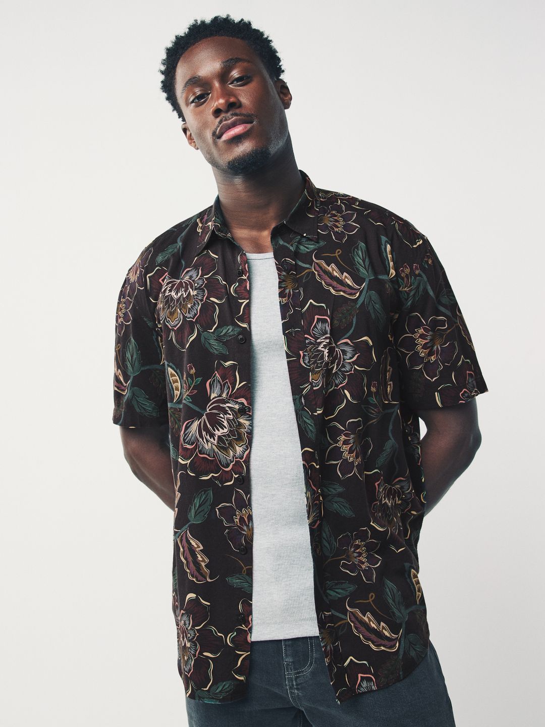 NEXT Floral Printed Casual Shirt-image-16