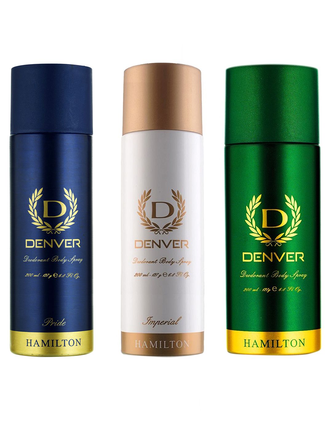 Denver Men Set of 3 Deodorant - 200ml each-image-49