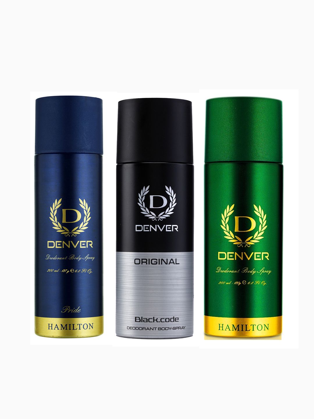 Denver Men Set of 3 Deodorant - 200ml each-picture-38